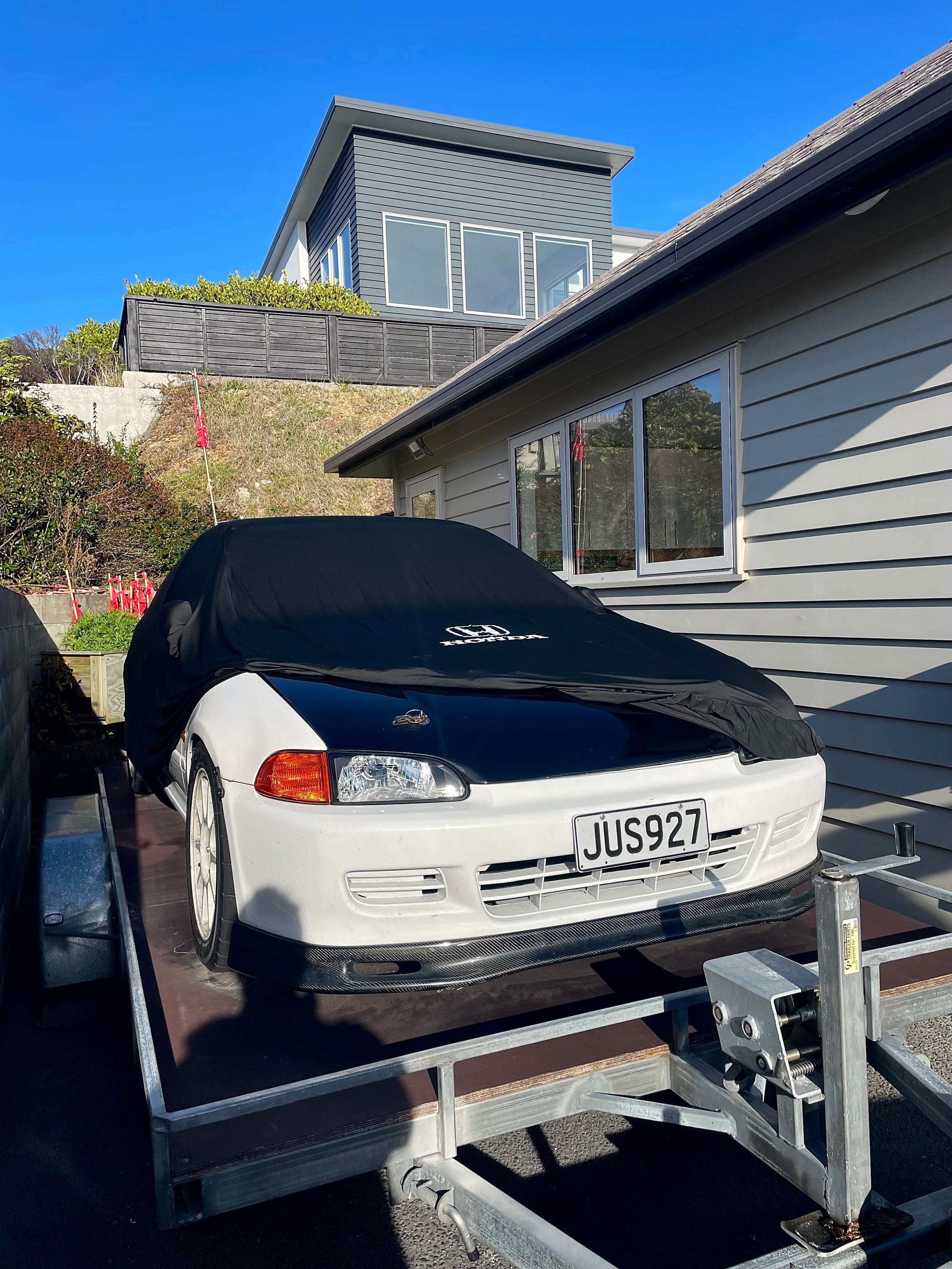 Boosted Kiwi Boosted Kiwi Honda Civic EG Hatchback Custom Fit Indoor Car Cover (1991 - 1995) SR