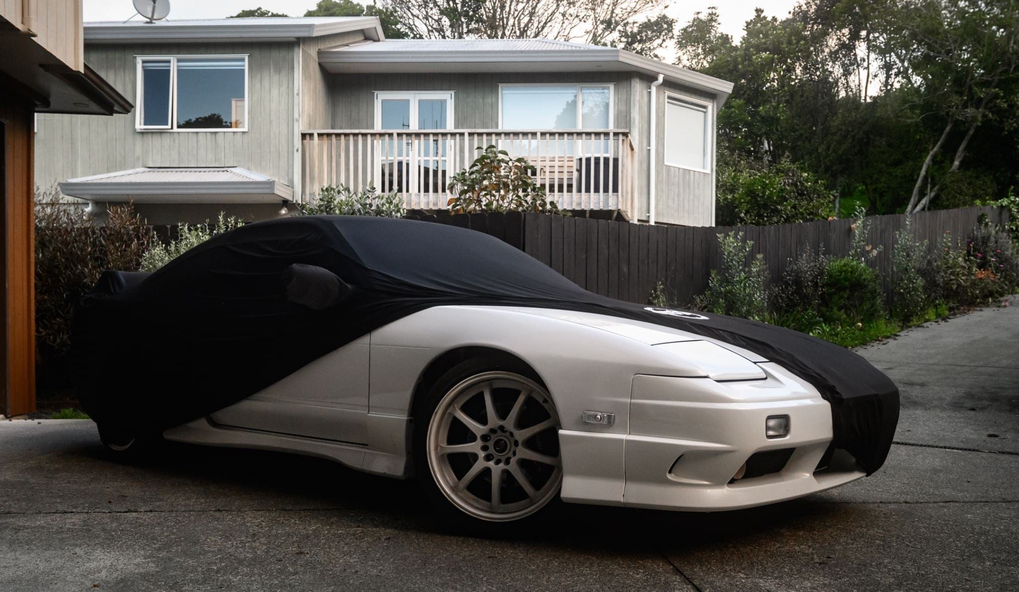 Boosted Kiwi Boosted Kiwi Nissan Silvia 180sx Custom-Fit Indoor Car Cover SR