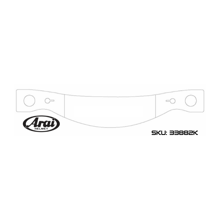 Clear Track Solutions CTS Laminated Tear Offs for Arai GP7 (CTS-33897K) SR