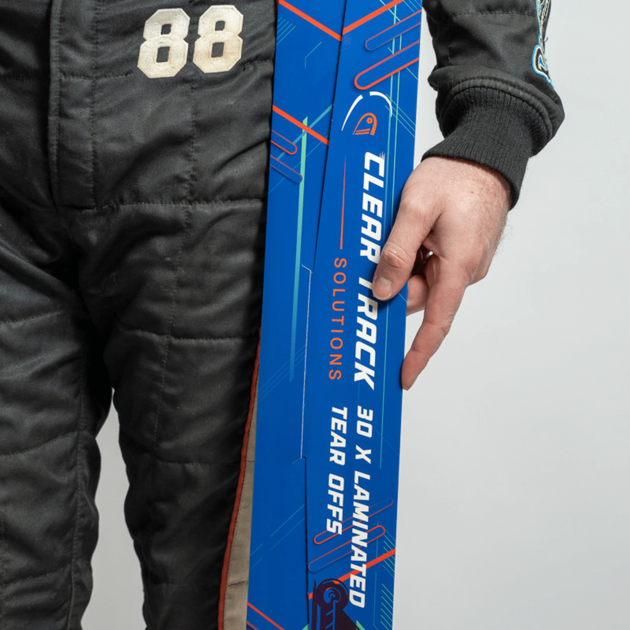 Clear Track Solutions CTS Laminated Tear Offs for RaceQuip Pro 15 (CTS-33889C2) SR