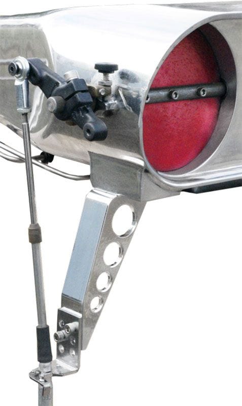 CLEARVIEW Suit Enderle Bird Catcher Injector Clear View Filtration Throttle Cable Bracket - Polished CV4000 SR