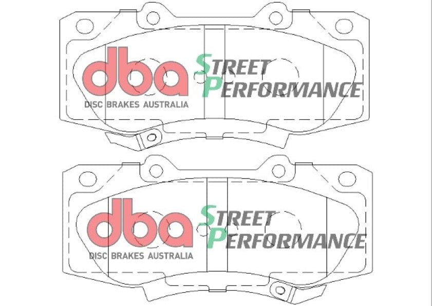 DBA Drum Brake Pad to suit Toyota Hi Lux 11- SP PERFORMANCE Front DBA SR