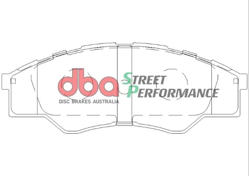 DBA Drum Brake Pad to suit Toyota Hilux KUN16/GGN15/TGN16 06-15 DBA SP PERFORMANCE Front SR
