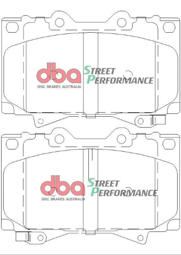 DBA Drum Brake Pad to suit Toyota Land Cruiser 90-07 DBA SP PERFORMANCE Front SR