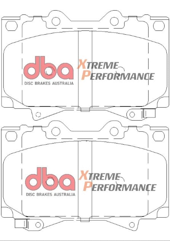 DBA Drum Brake Pad to suit Toyota Land Cruiser 90-07 DBA XP PERFORMANCE Front SR