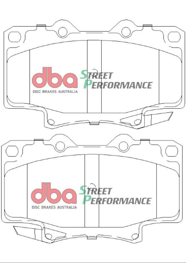 DBA Drum Brake Pad to suit Toyota Land Cruiser HDJ80/_J8_ 93-97 DBA SP PERFORMANCE Front SR