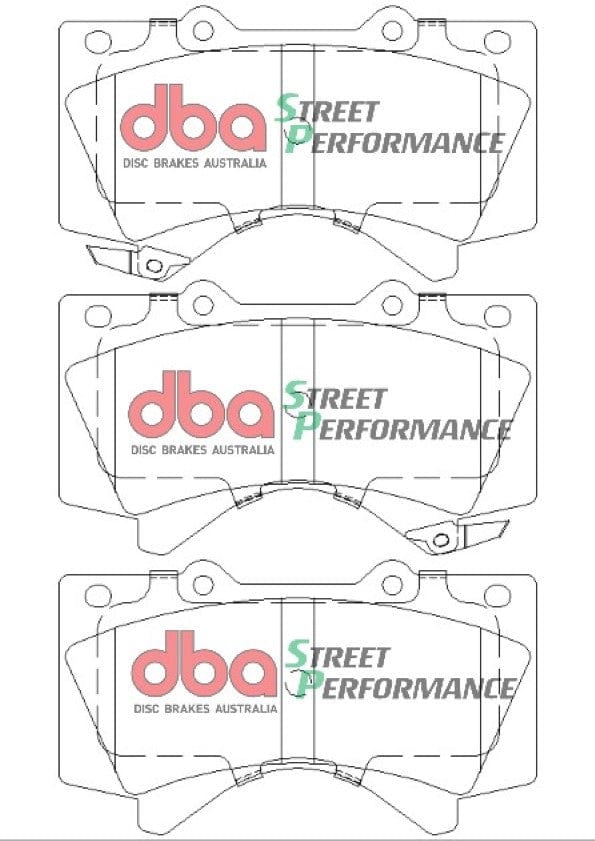 DBA Drum Brake Pad to suit Toyota Land Cruiser VDJ200/UZJ200 08-15 DBA SP PERFORMANCE F SR