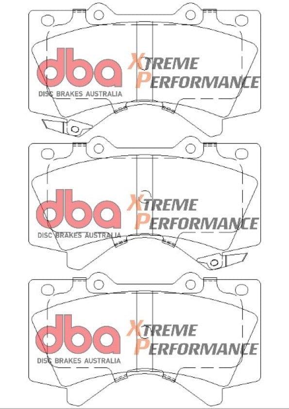 DBA Drum Brake Pad to suit Toyota Land Cruiser VDJ200/UZJ200 08-15 DBA XP PERFORMANCE F SR