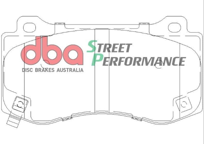 DBA Drum Chrysler 300C SRT8 SP PERFORMANCE Front DBA Brake Pad SR
