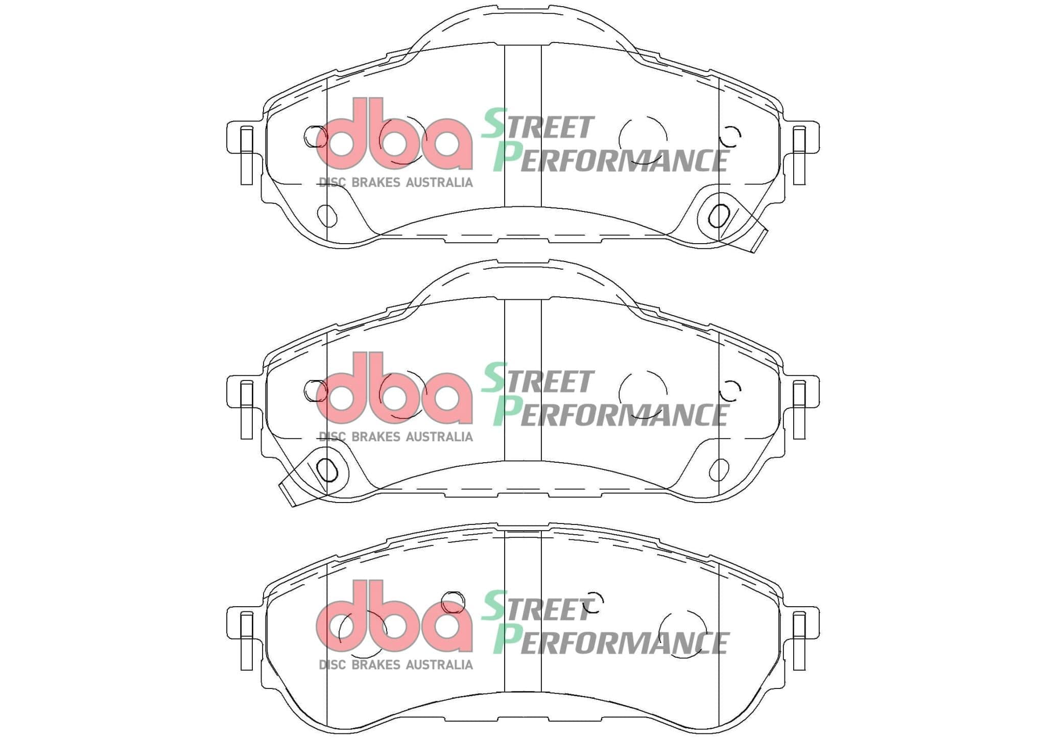 DBA Drum Ford Everest 7/ 15- SP PERFORMANCE Rear DBA Brake Pad SR