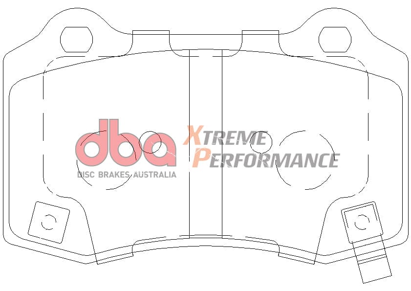 DBA Drum Ford XR/ Holden SS Redline / Chrysler 300C SRT8 XP PERFORMANCE R DBA Brake Pad SR