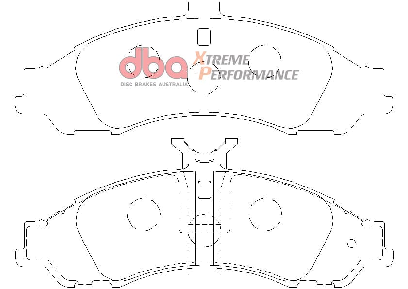 DBA Drum Holden Crewman VZ/VY 04-07 DBA XP PERFORMANCE Front Brake Pad SR