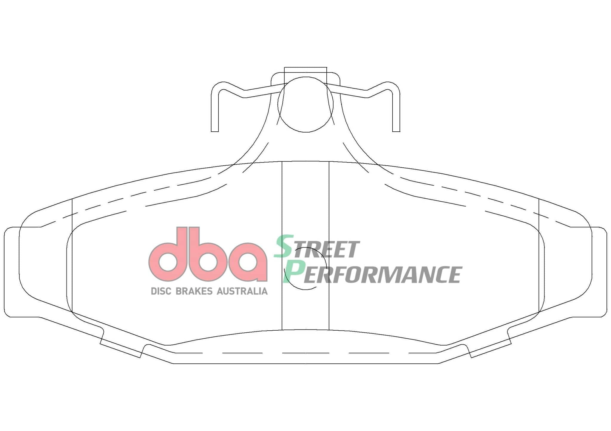 DBA Drum Holden HSV VN-VT SP PERFORMANCE Rear DBA Brake Pad SR