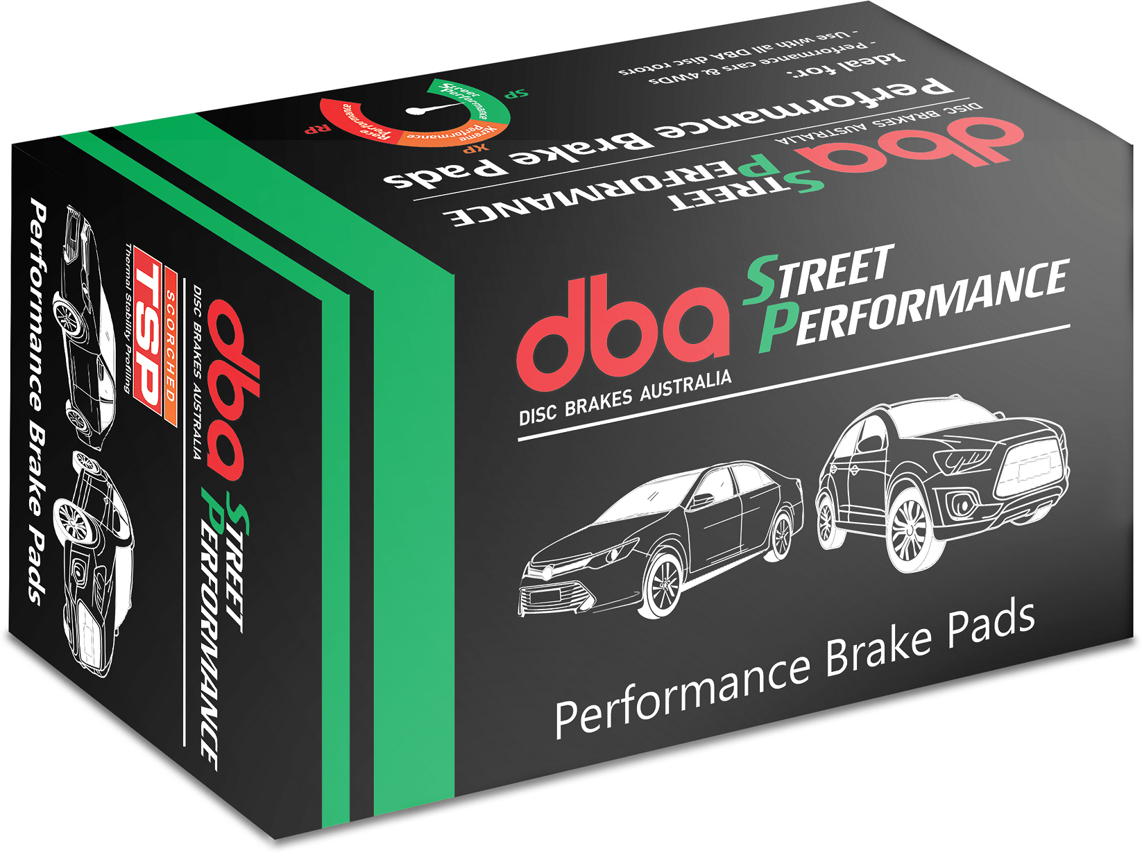 DBA Drum Holden One Tonner VY/VZ 03-05 DBA SP PERFORMANCE Front Brake Pad SR