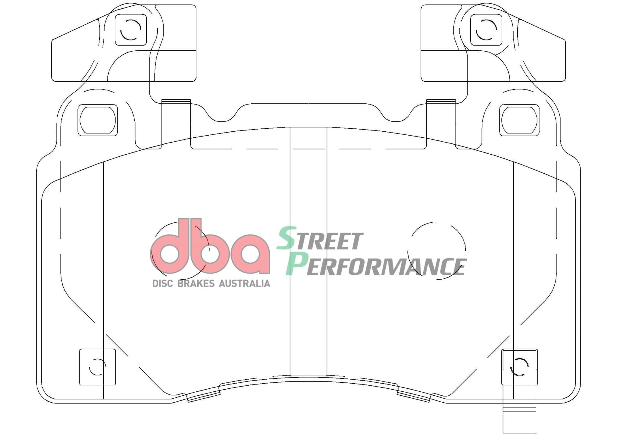 DBA Drum Holden VE/VF SSV Brembo [rectangle weight] 13-17 SP PERFORMANCE F DBA Brake Pad SR