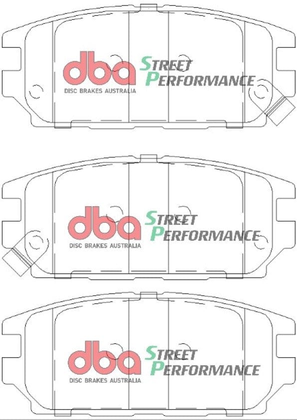 DBA Drum Mitsubishi 3000 GT Z16A 90-99 DBA SP PERFORMANCE Rear Brake Pad SR
