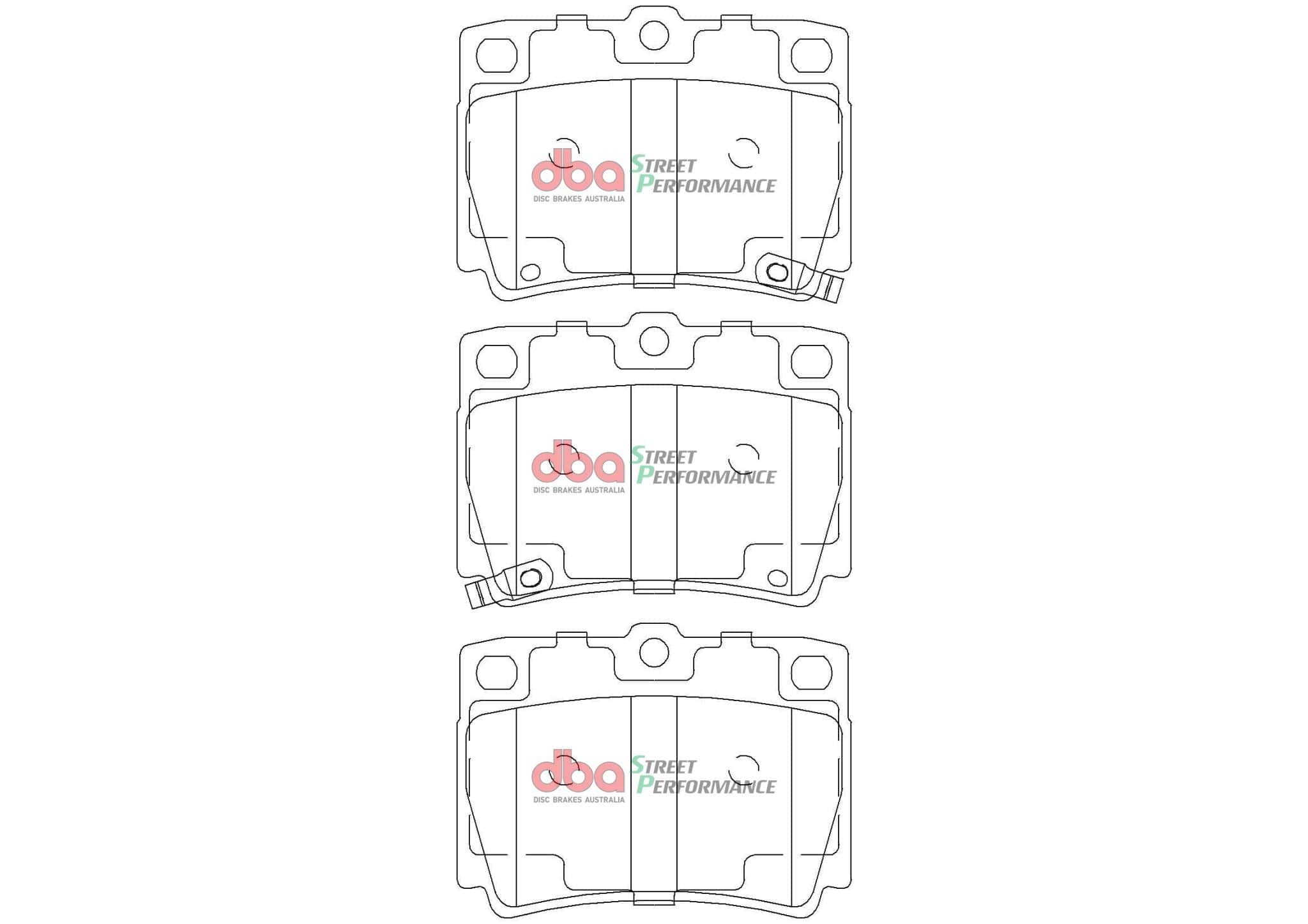 DBA Drum Mitsubishi Challenger PB/PC/K7_/K9_/PA 99-15 DBA SP PERFORMANCE Rear Brake Pad SR