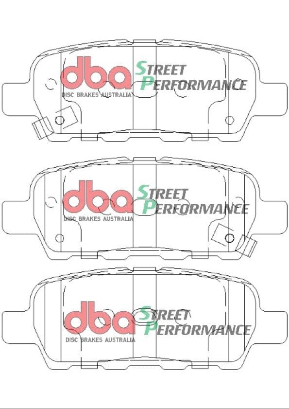 DBA Drum Nissan Stagea M35 02-03 DBA SP PERFORMANCE Rear Brake Pad SR