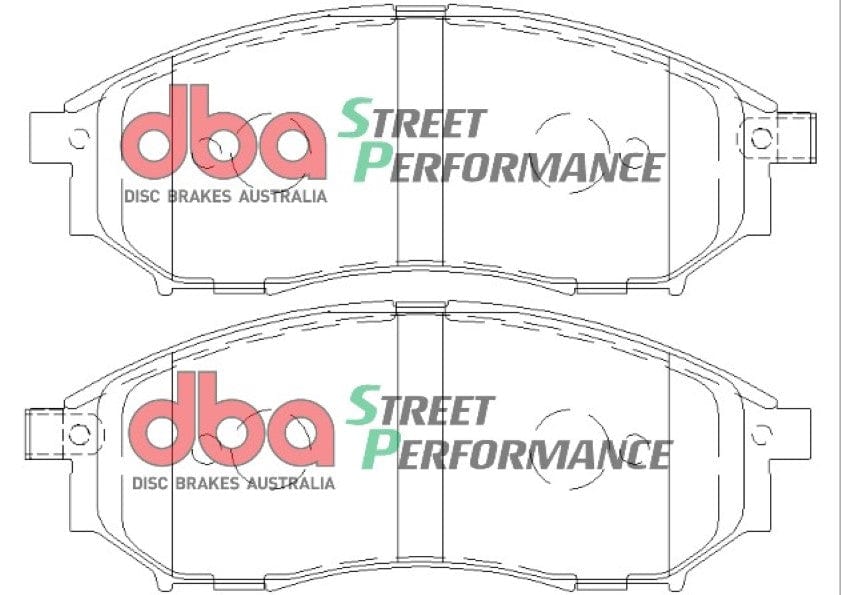 DBA Drum Nissan Stagea WC34 97-01 DBA SP PERFORMANCE Front Brake Pad SR