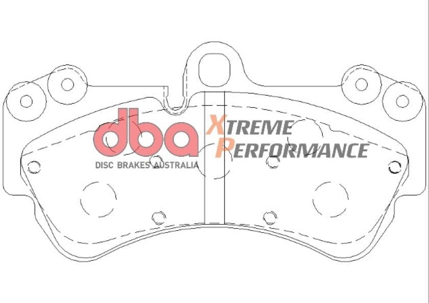 DBA Drum Porsche Cayenne 9PA/92A 03-17 DBA XP PERFORMANCE Front Brake Pad SR