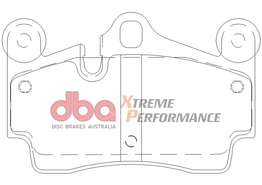 DBA Drum Porsche Cayenne 9PA/92A 03-17 DBA XP PERFORMANCE Rear Brake Pad SR