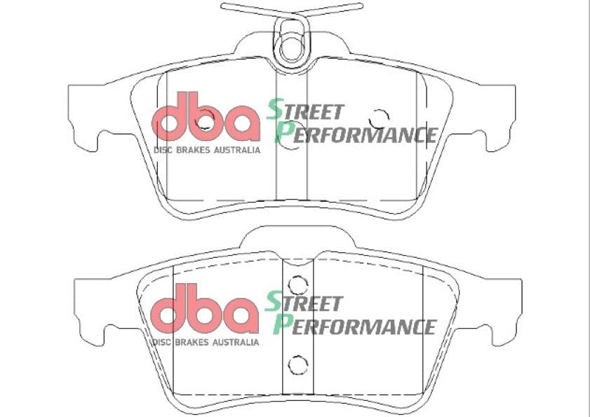 DBA Drum Volvo S60 384/134 01-15 DBA SP PERFORMANCE Rear Brake Pad SR