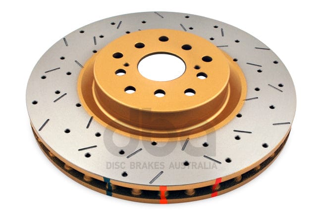 DBA Rotor Subaru WRX STI 02-11 4000 XS Crossdrilled/slotted KP Front DBA Disc Brake Rotors SR