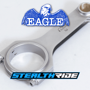 Eagle 5.483 H Beam Extreme Duty Connecting Rods Focus ZX3 SVT ST170 Escort ZX2 2.0L Zetec (EA CRS5483FXD)