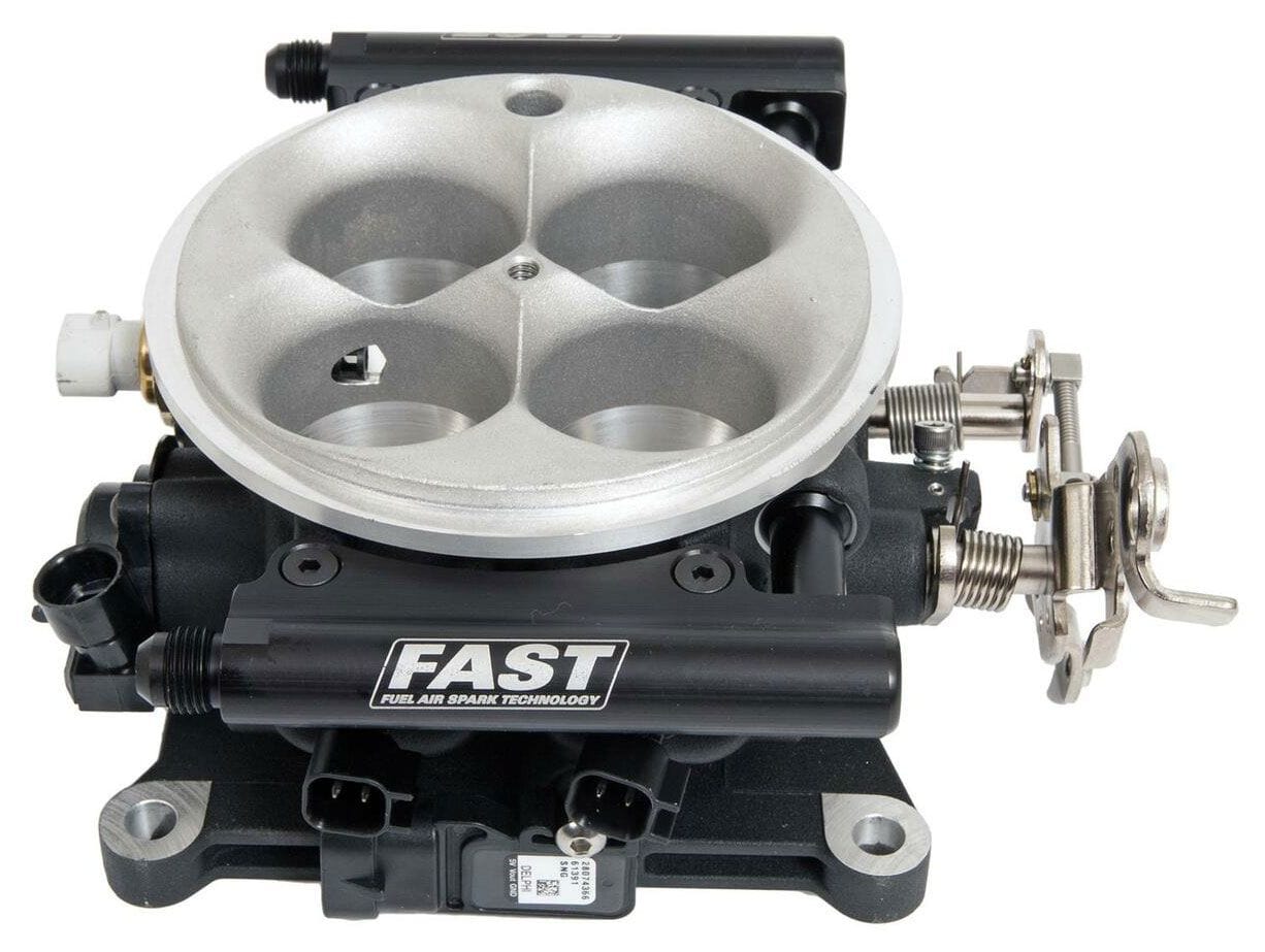 FAST FAST 1375cfm Billet 4-Barrel 4150 Throttle Body, Black FAST307603B SR