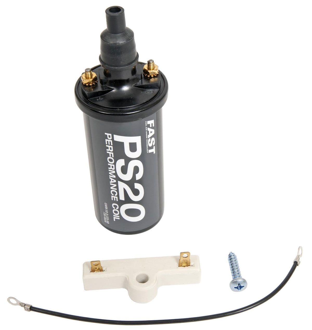 FAST Round Canister Style, Black Finish FAST PS20 Ignition Coil FAST730-0020 SR
