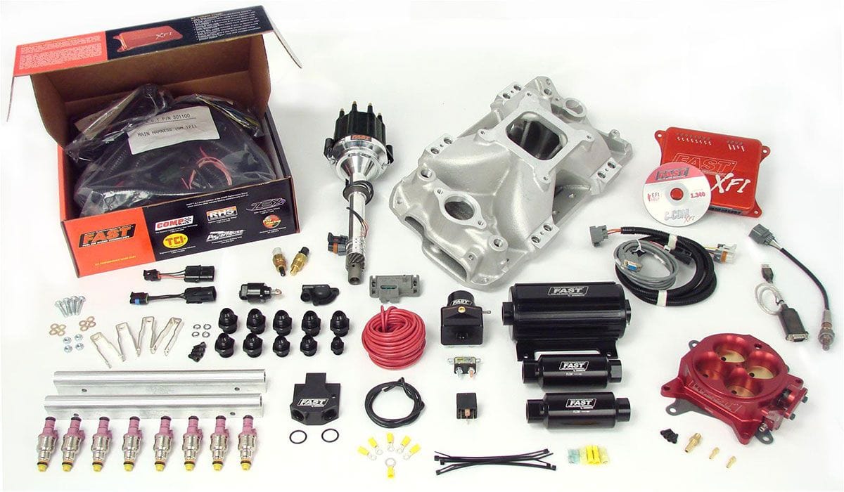 FAST Suit S/B Chev Engines up to 1,000HP FAST XFI 2.0 Complete EFI Kit FAST3012350-10 SR