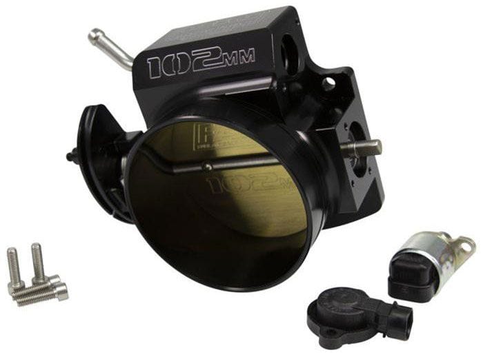 FAST With TPS & IAC FAST LSX 4-Bolt 102mm Throttle Body, Black FAST54107 SR