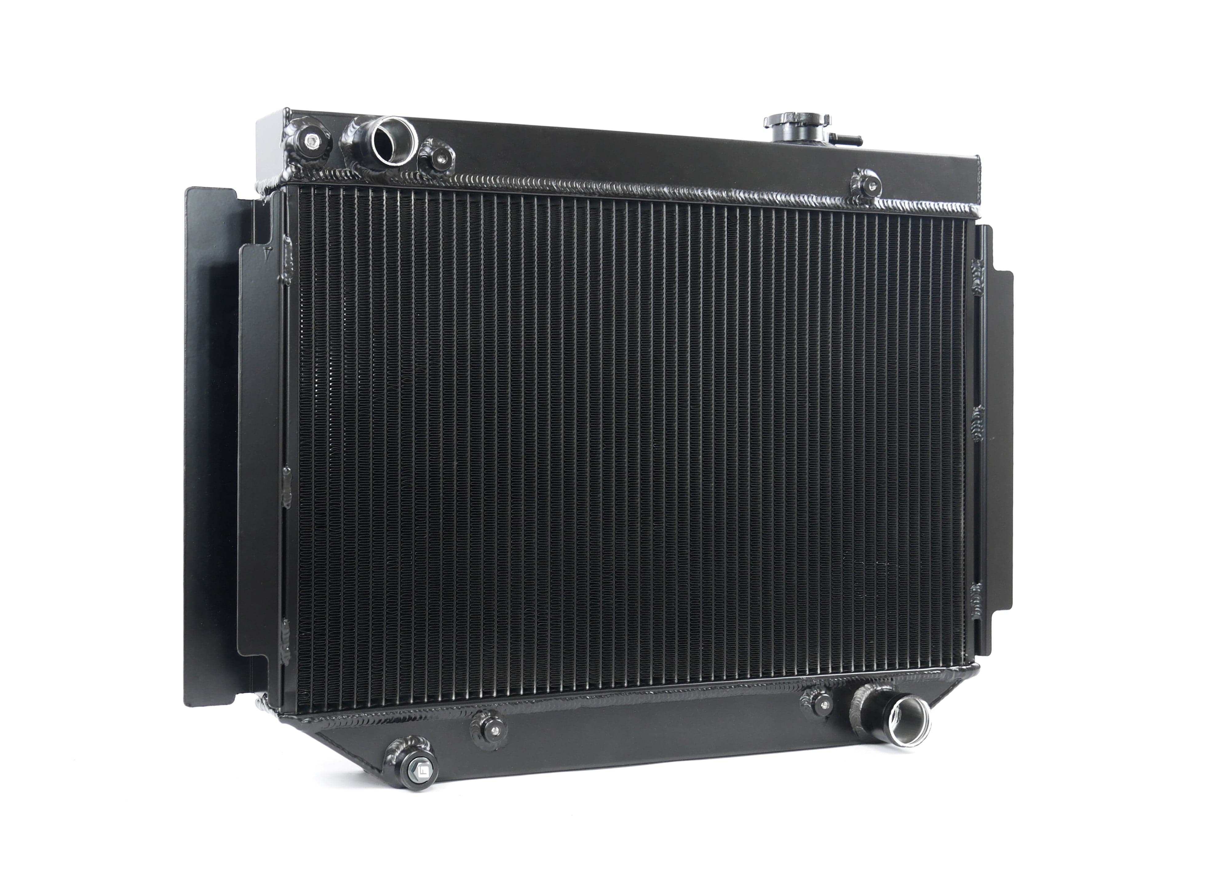 Fenix Cooling Performance Radiator Black Holden Torana LC / LJ 6Cyl 1969-1974 [NARROW - Top Pipe Left / Bottom Pipe Right] SR