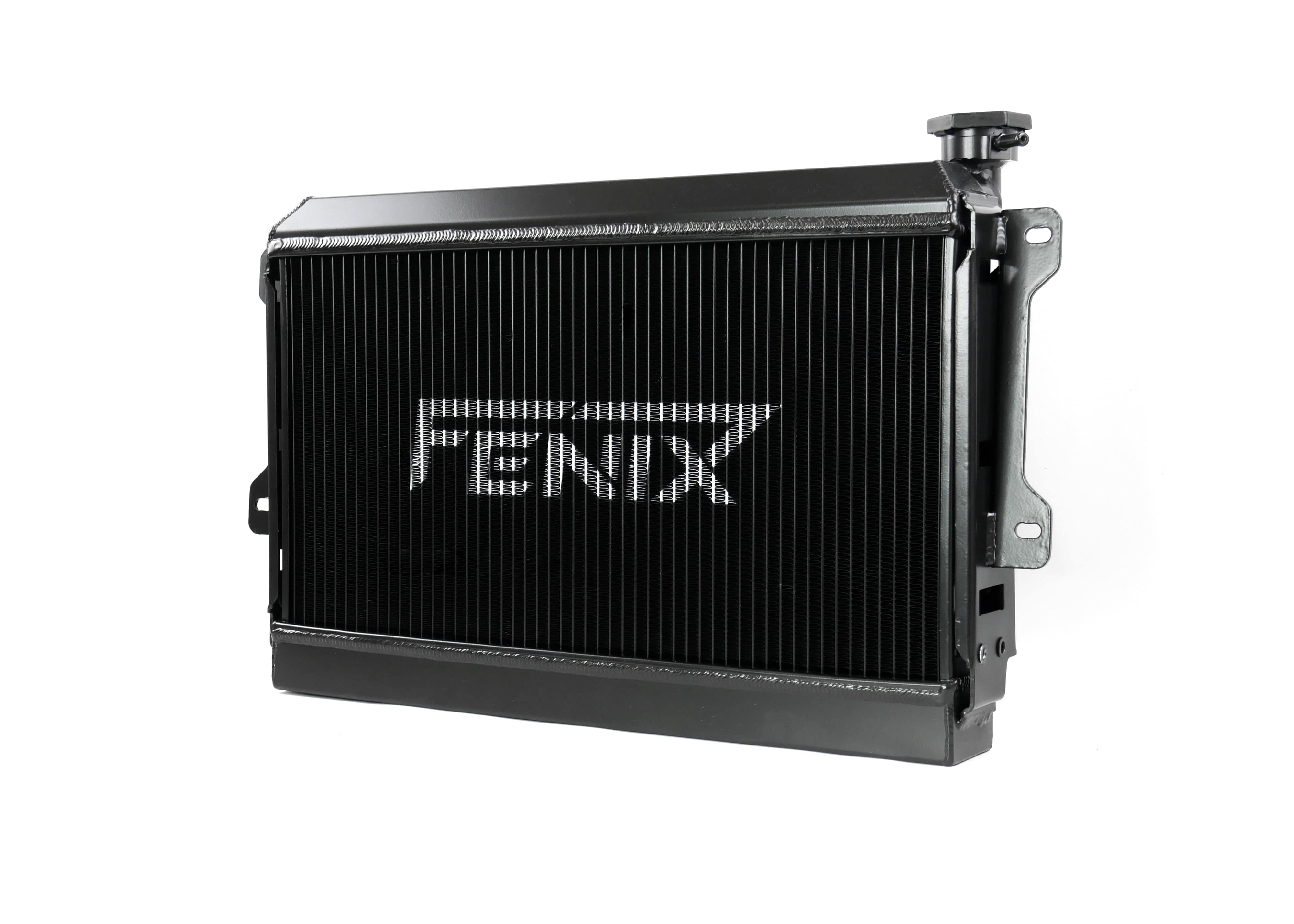 Fenix Cooling Performance Radiator Black / Without / Without Mazda RX2-5 & RX7 Series 1 / 2 1970-1983 [Down-Flow] SR