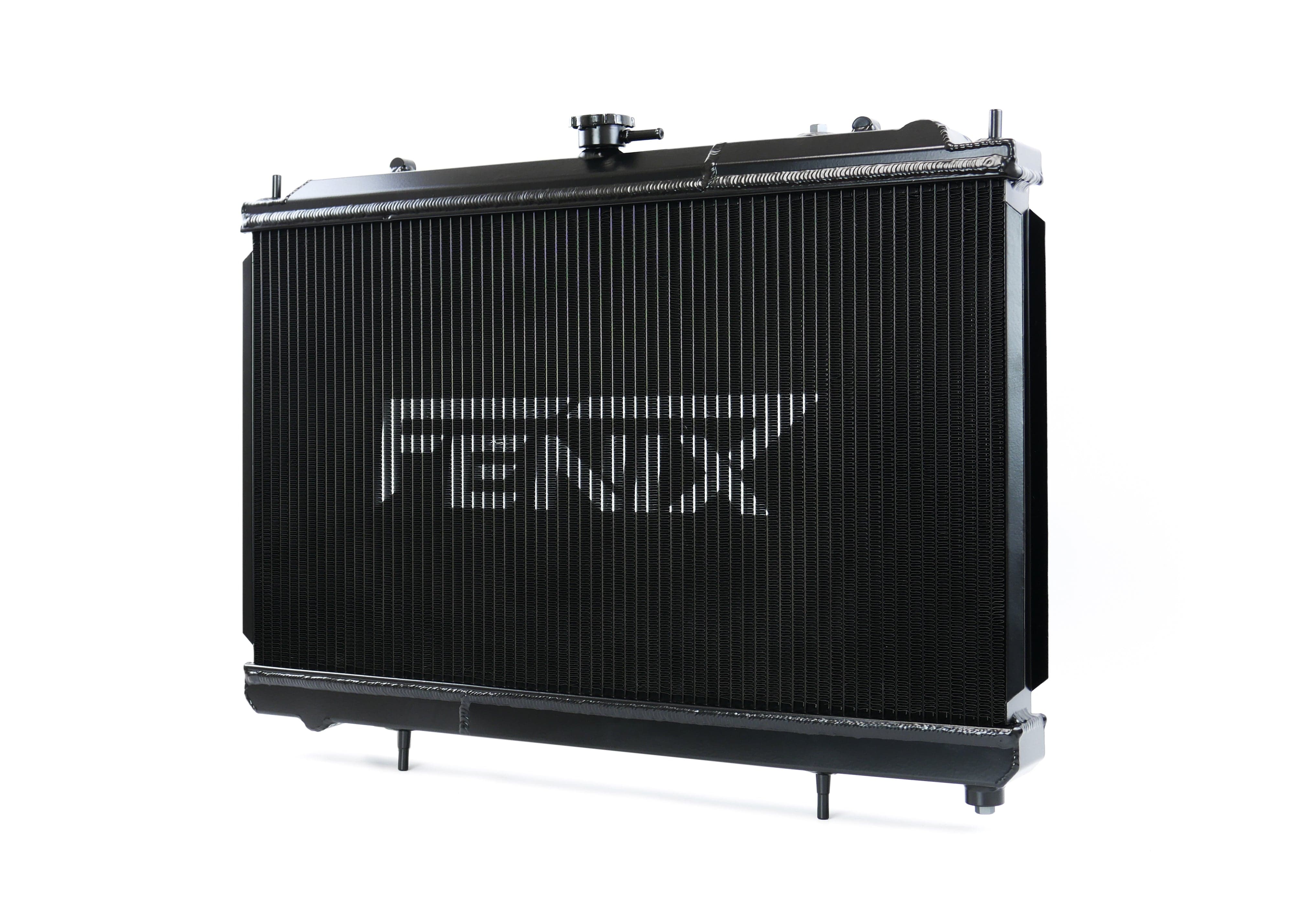 Fenix Cooling Performance Radiator Pro Series [Single Pass] / Polished / With x2 Fenix 12" 120W Nissan Silvia / 200SX S14 & S15 SR20DET / DE 1993-2002 [V3] SR