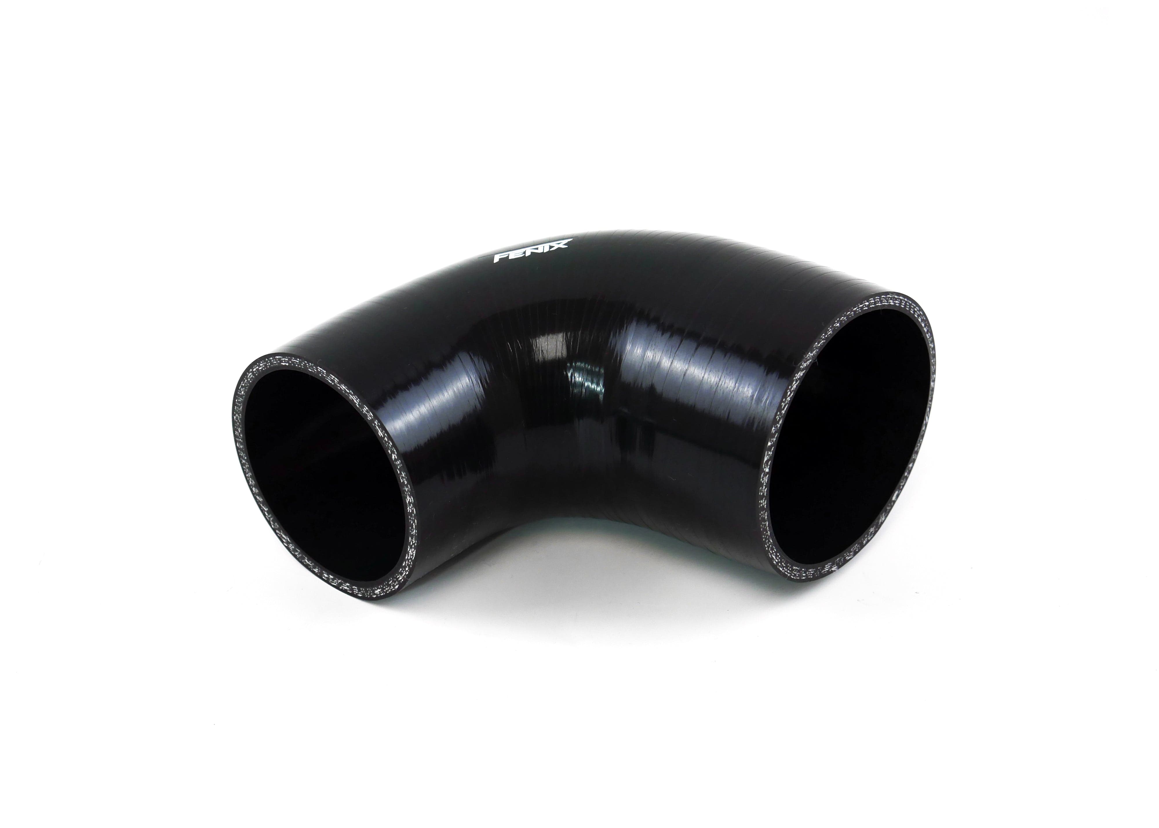 Fenix Cooling Silicone Joiner 2.5" - 3.0" / 63mm - 76mm Silicone Hose Elbow Reducer - 90° SR