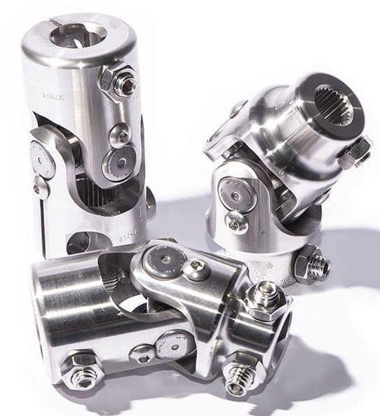 FLAMING 1"DD x 3/4"DD Smooth - Smooth Flaming River Stainless Steel Universal Joint FR2517DD SR