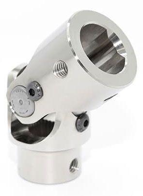 FLAMING 13/16"-36 x 1"DD Spline - Smooth Flaming River Billet Universal Joint FR1758 SR
