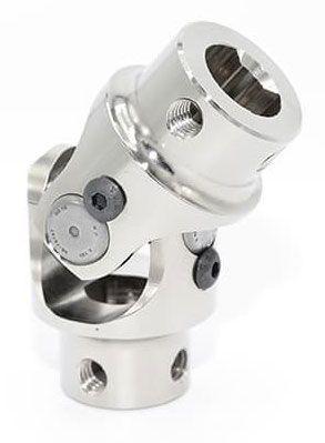FLAMING 17mm DD x 3/4"DD Smooth - Smooth Flaming River Billet Universal Joint FR1759DD SR