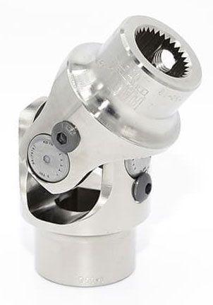 FLAMING 3/4"-30 x 3/4"DD Spline - Smooth Flaming River Billet Universal Joint FR1733DD SR