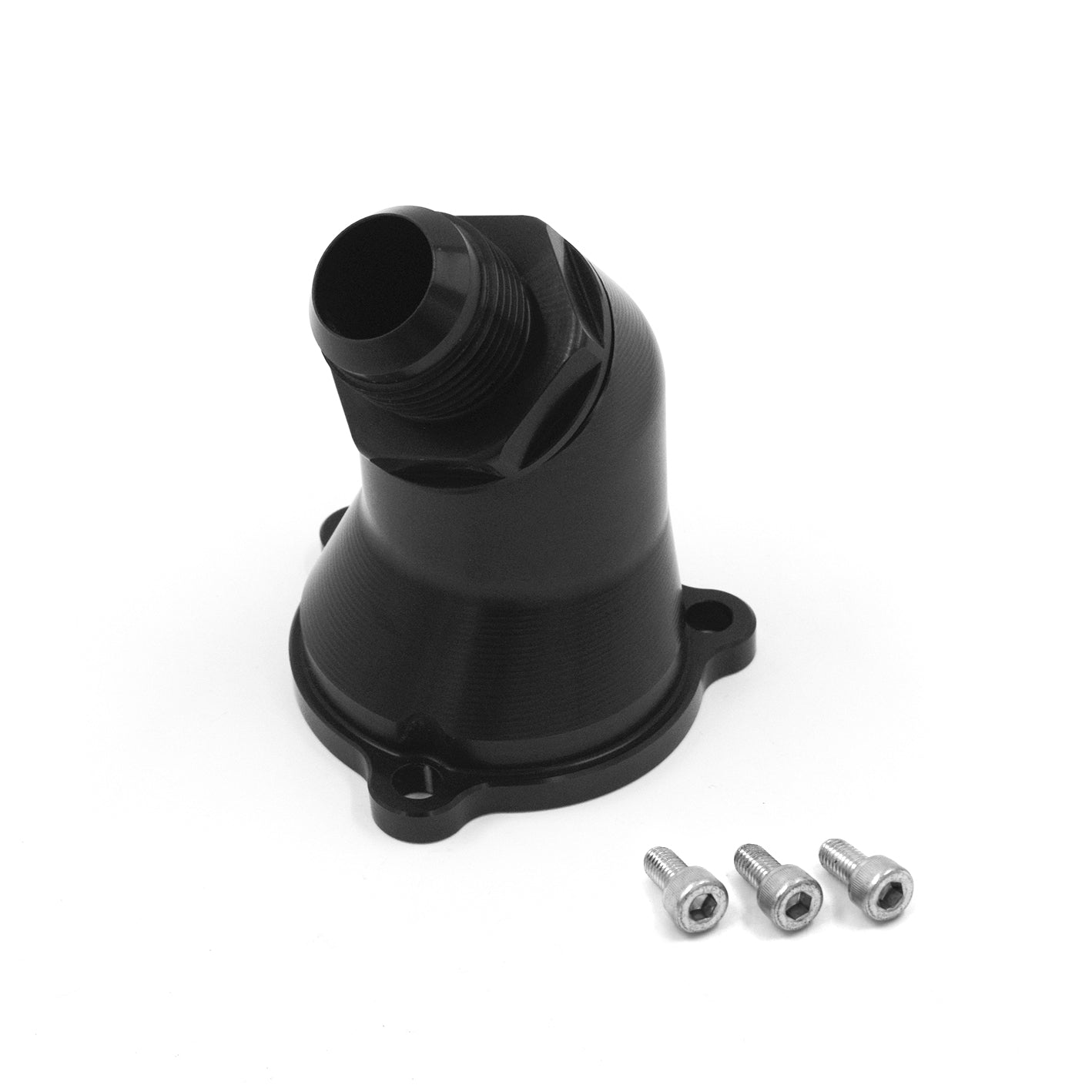 Franklin Performance 16AN / Black Franklin Billet Thermostat Outlet Housing for Nissan RB Engines 083-006-BLACK, 083-008-BLACK SR