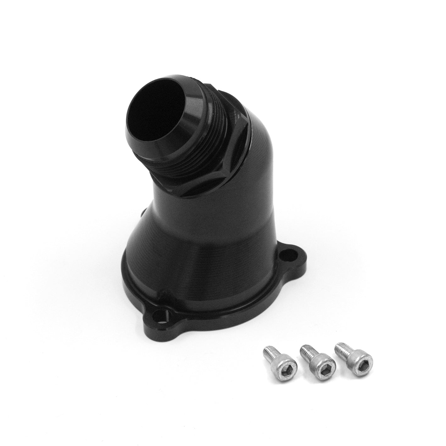 Franklin Performance 20AN / Black Franklin Billet Thermostat Outlet Housing for Nissan RB Engines 083-006-BLACK, 083-008-BLACK SR