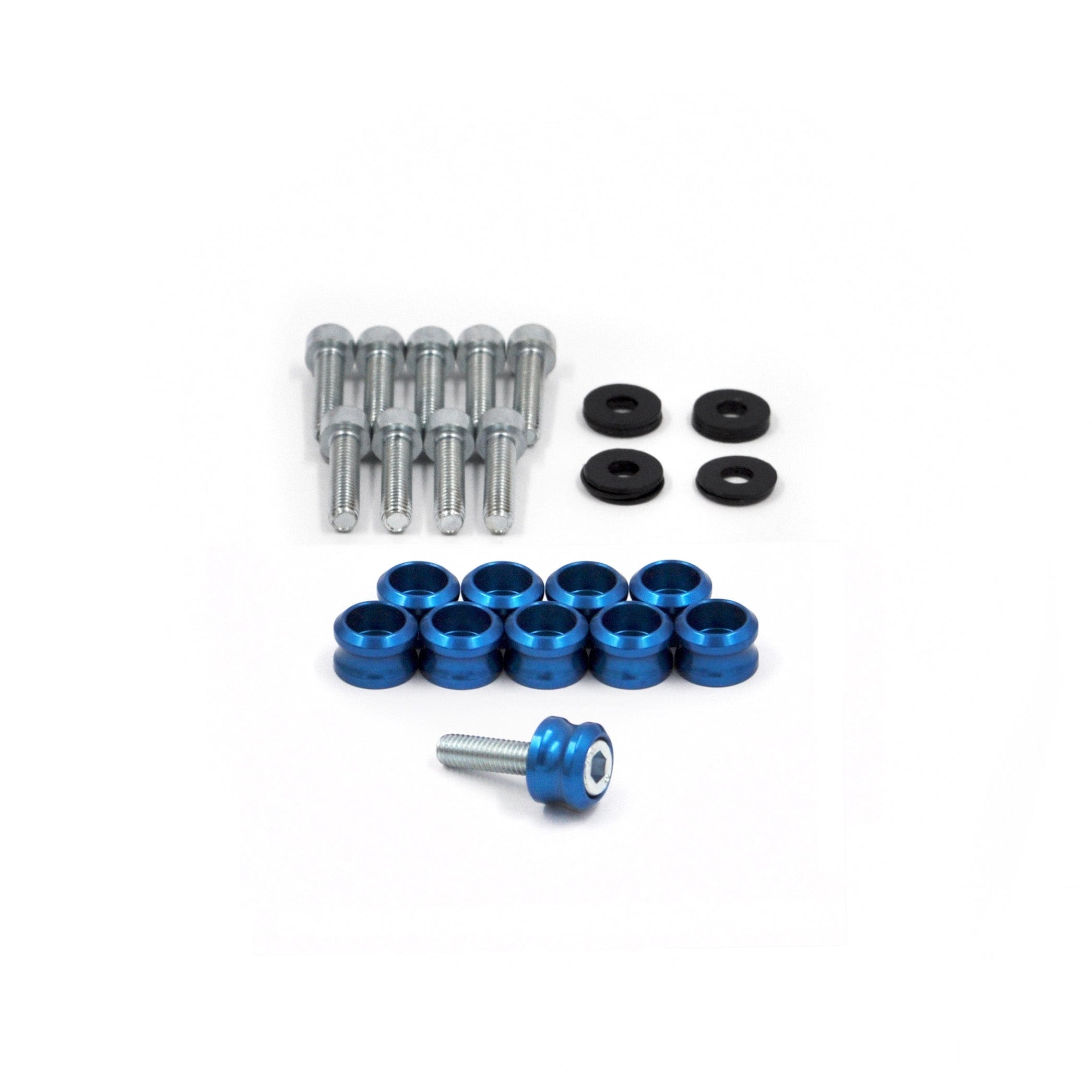 Franklin Performance Blue Franklin Rocker Cover Dress-Up Kit for Nissan RB20E, RB30E and RB30ET Engines 072-010 SILVER SR