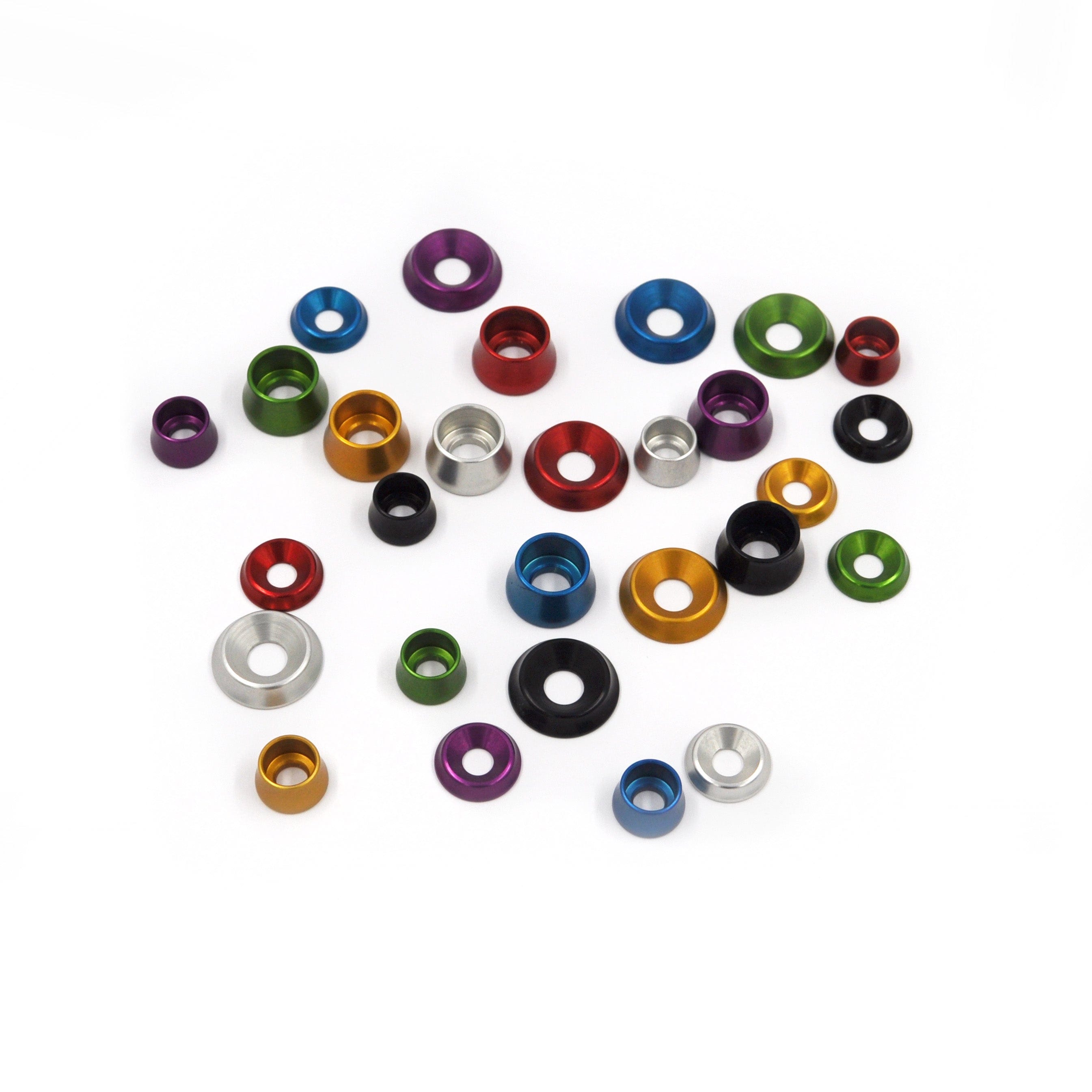 Franklin Performance Franklin Aluminum Dress-Up Washer Kit – M6/M8 (10 Pack) 072-024-SILVER SR