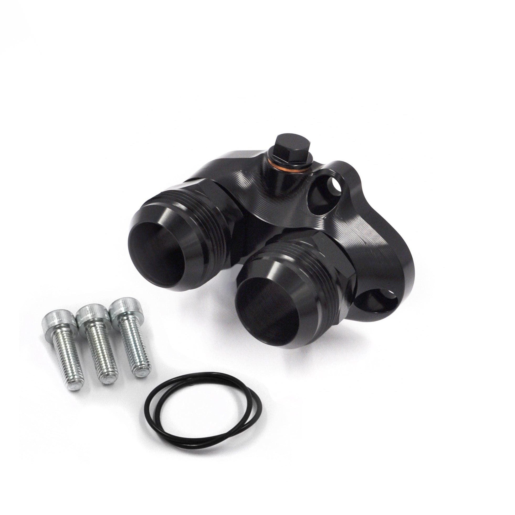 Franklin Performance Franklin Mazda 12A & 13B Water Pump Adaptor & Side Mount Alternator Bracket Combo 019-020, 015-012, 2x 015-006, DC-8975-BLACK SR