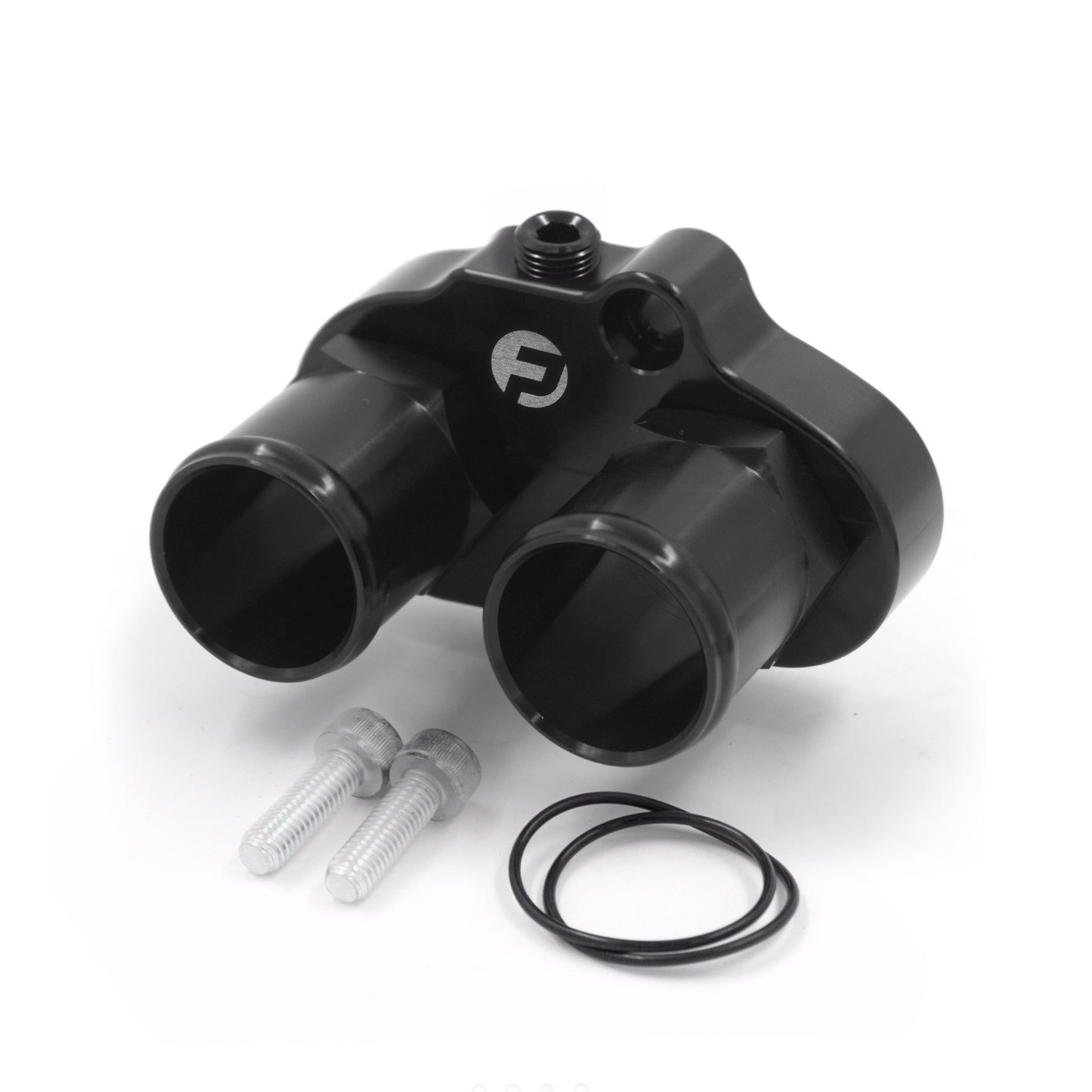 Franklin Performance Franklin Mazda 12A & 13B Water Pump Adaptor & Side Mount Alternator Bracket Combo 019-020, 015-012, 2x 015-006, DC-8975-BLACK SR