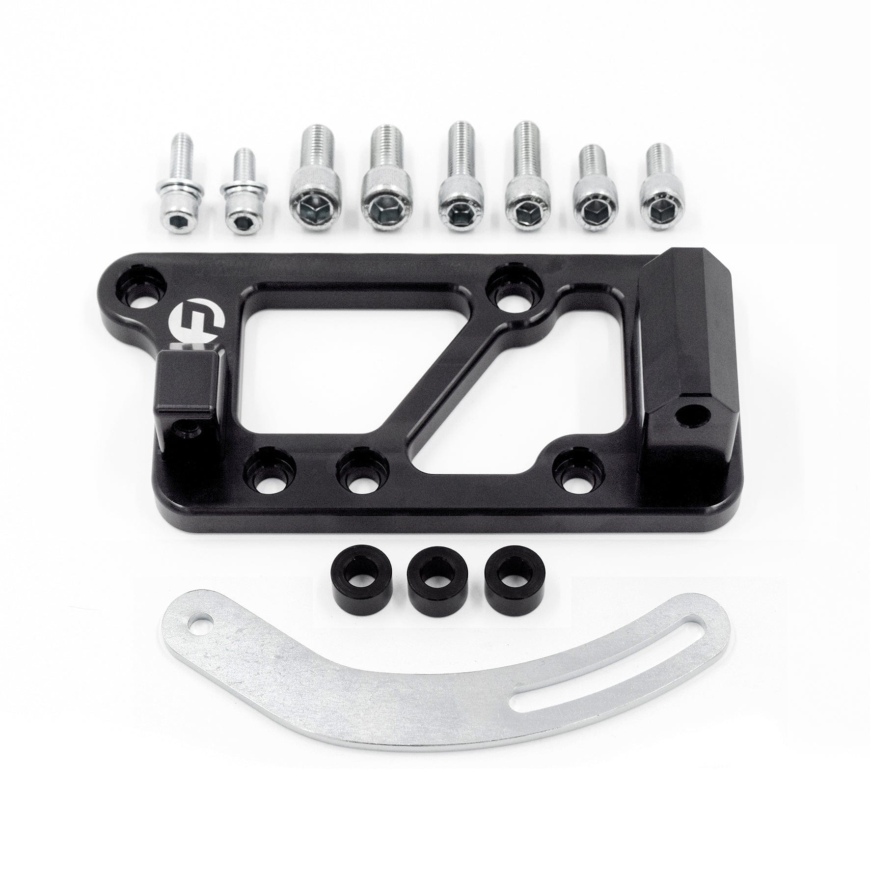 Franklin Performance Franklin Mazda 12A & 13B Water Pump Adaptor & Side Mount Alternator Bracket Combo 019-020, 015-012, 2x 015-006, DC-8975-BLACK SR