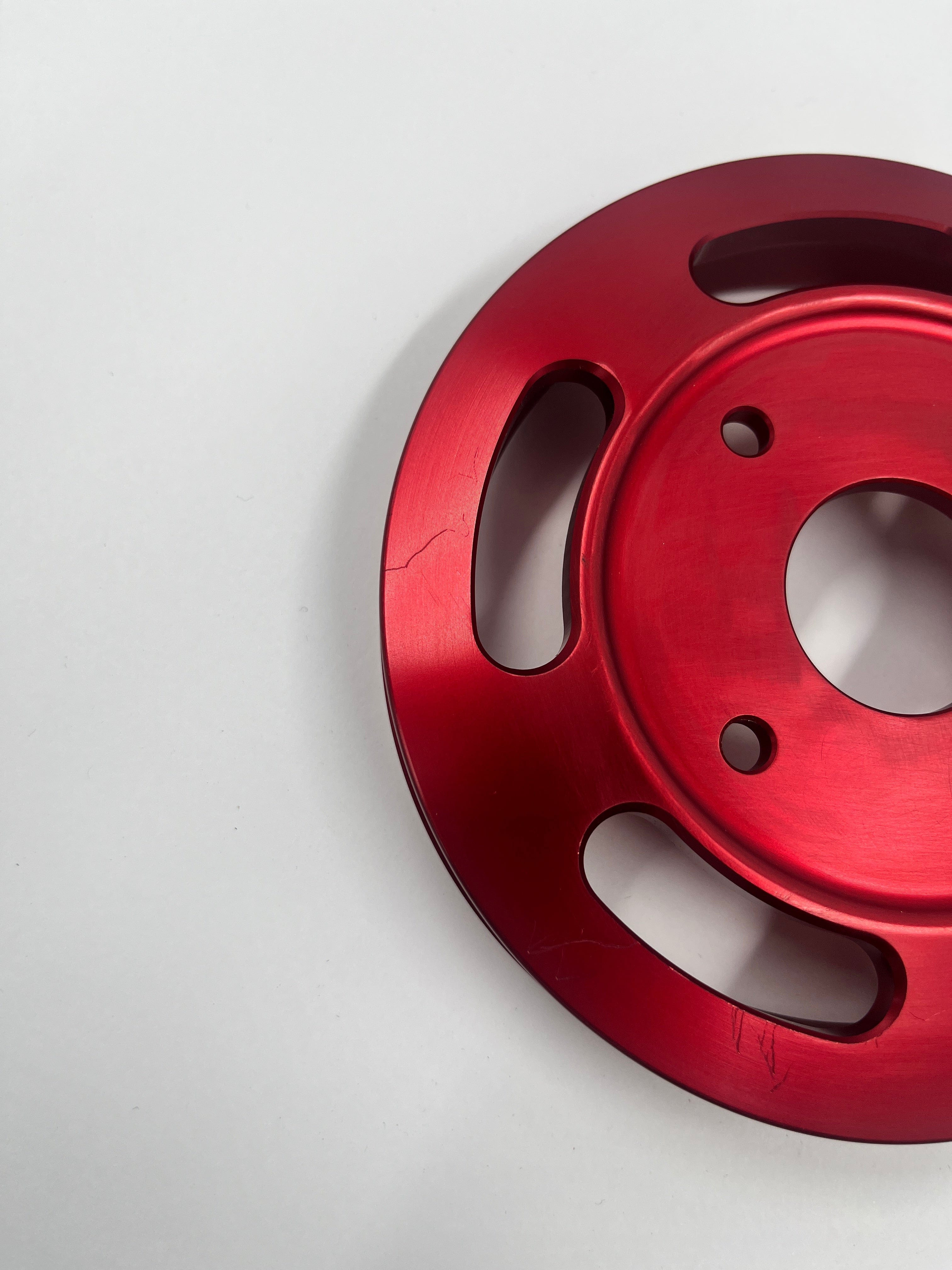 Franklin Performance Franklin Scratch&Dent Billet Underdrive Water Pump Pulley for Nissan RB Engines - Red 140mm SD 162 SR
