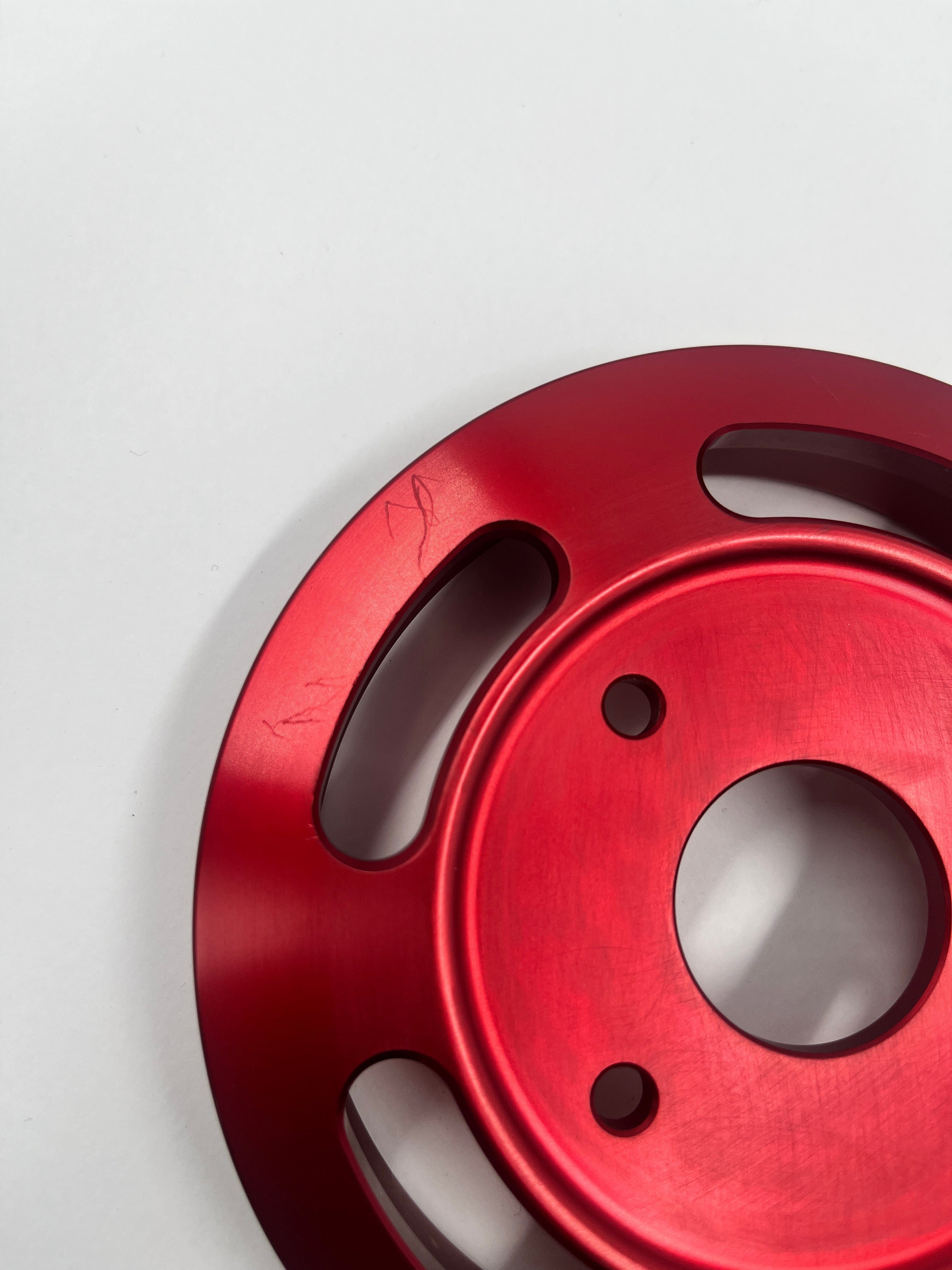 Franklin Performance Franklin Scratch&Dent Billet Underdrive Water Pump Pulley for Nissan RB Engines - Red 140mm SD 162 SR