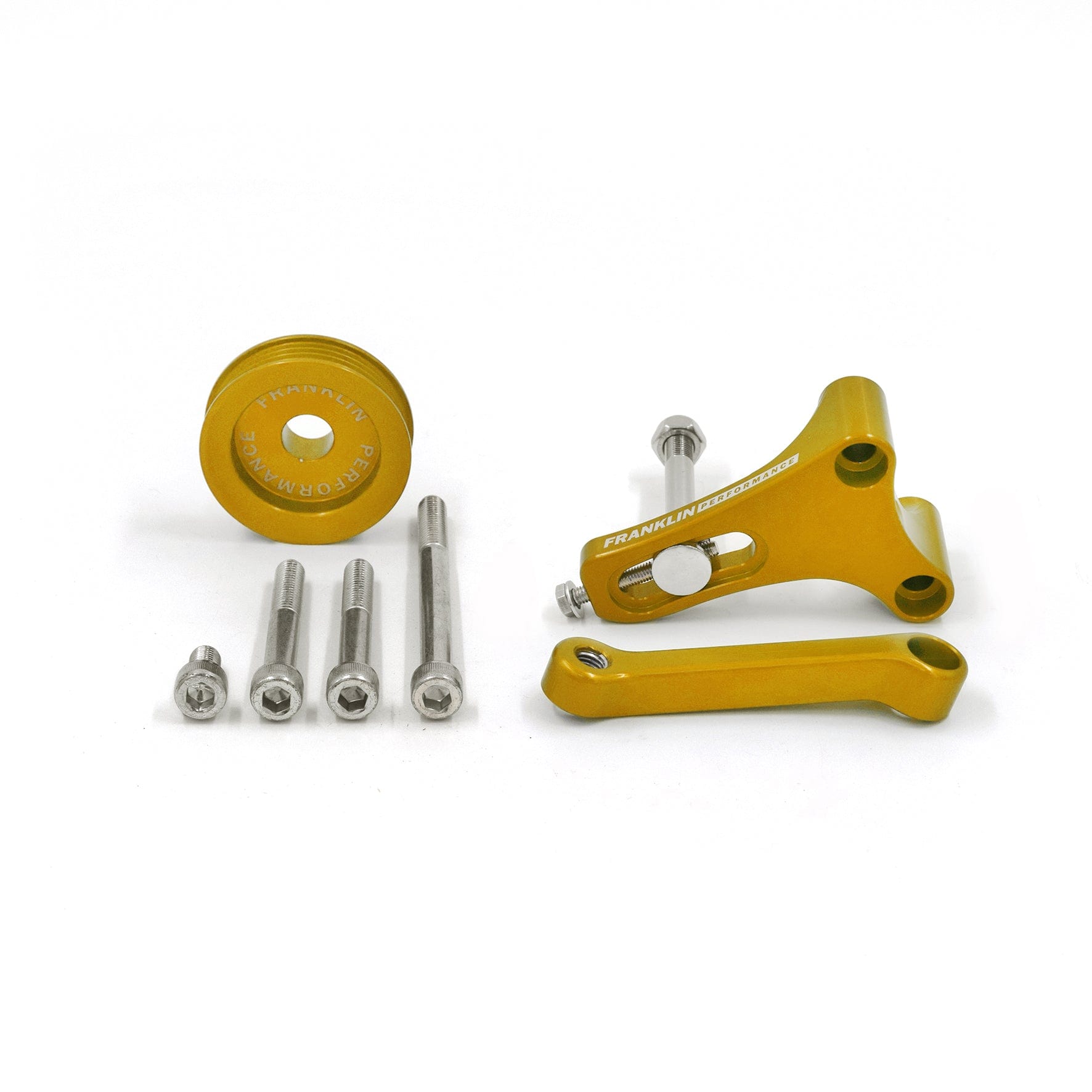 Franklin Performance Gold / Bracket Set Only Franklin LS Alternator Upgrade Kit for Nissan RB 081-008-SILVER, MXA306 SR